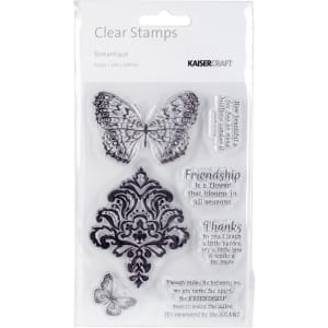 KaiserCraft Clear Stamps 6"X4" - Romantique