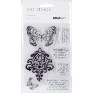 KaiserCraft Clear Stamps 6"X4" - Romantique