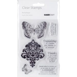 KaiserCraft Clear Stamps 6"X4" - Romantique