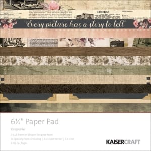 KaiserCraft paper pad - Keepsake (6.5 by 6.5 inch) - 40 sheets