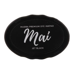 Mudra Dye Ink pads Mai - Jet Black