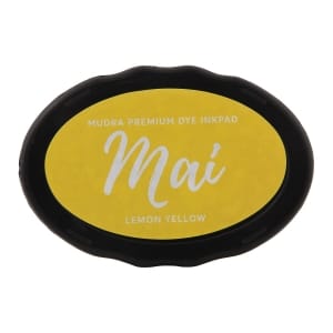 Mudra Dye Ink pads Mai - Lemon Yellow