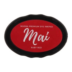 Mudra Dye Ink pads Mai - Ruby Red