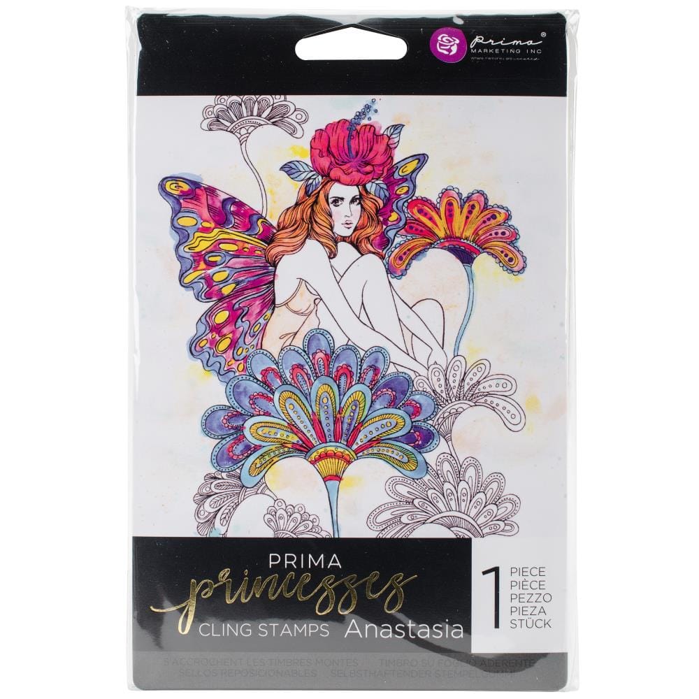 Prima Marketing Princesses Cling Stamp 5"X7" - Anastasia prima cling Stamp princess anastasia Prima Marketing Princesses Cling Stamp 5"X7" - Anastasia
