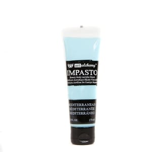 Prima Finnabair Art Alchemy Impasto Paint - Mediterranean (2.5 Fluid Ounces)