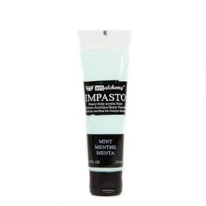 Prima Finnabair Art Alchemy Impasto Paint - Mint (2.5 Fluid Ounces)