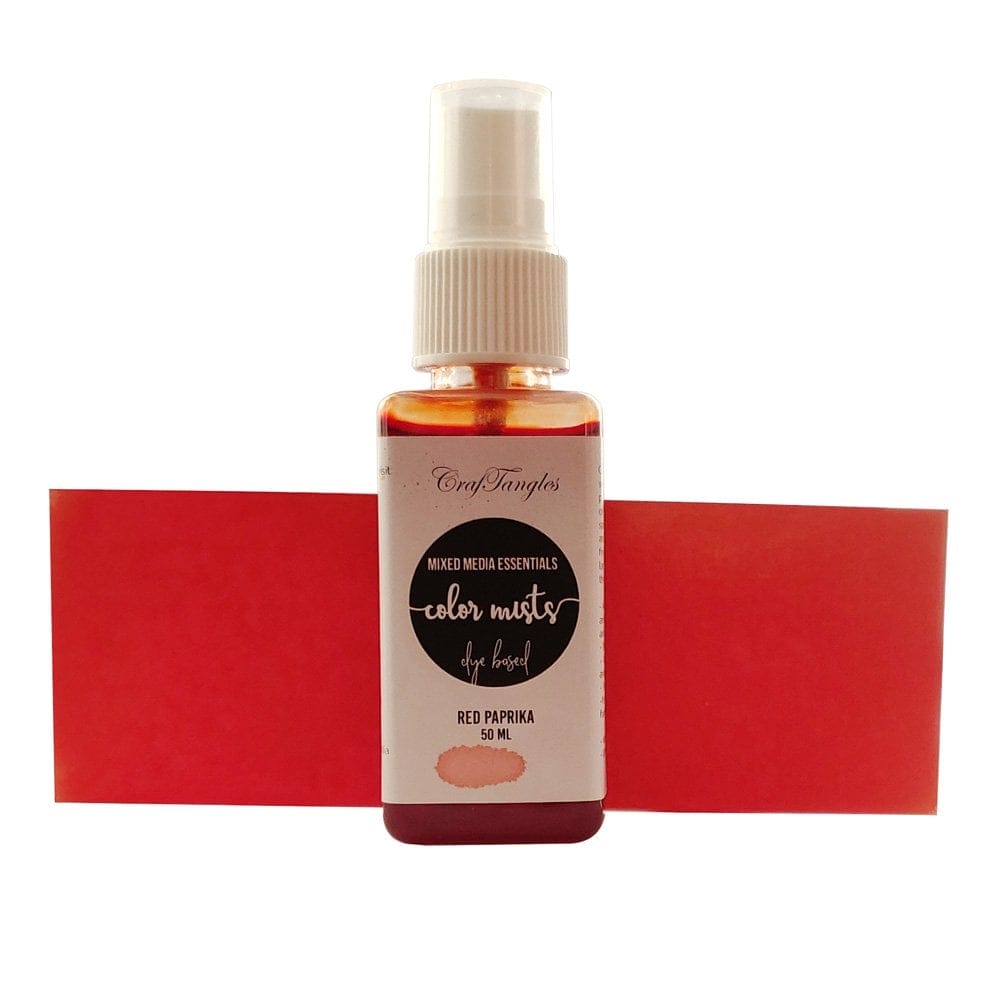CrafTangles color mists Sprays - Red Paprika (50 ml) red paprika craftangles colour mist 2 red-paprika-craftangles-colour-mist-2
