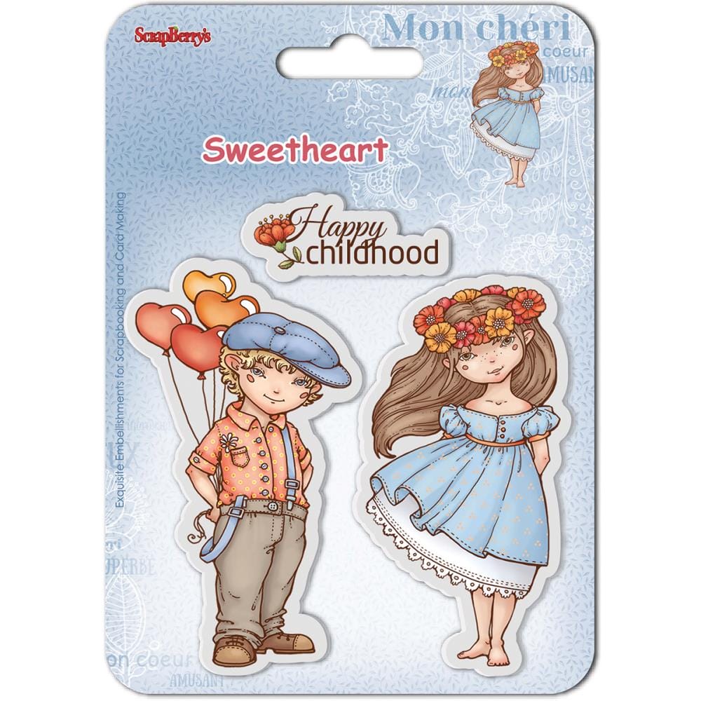 ScrapBerry's Sweetheart Clear Stamps 4"X4" - Happy childhood (SCB4907005B) scrapberry clear Stamp 4907005B ScrapBerry's Sweetheart Clear Stamps 4"X4" - Happy childhood (SCB4907005B)