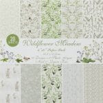 Wildflower Meadows Scrapbook Paper (Pack of 20 sheets) - 6 by 6 inch