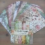 12x12 Scrapbook paper pack - Mystic Voyage (Set of 24 sheets)