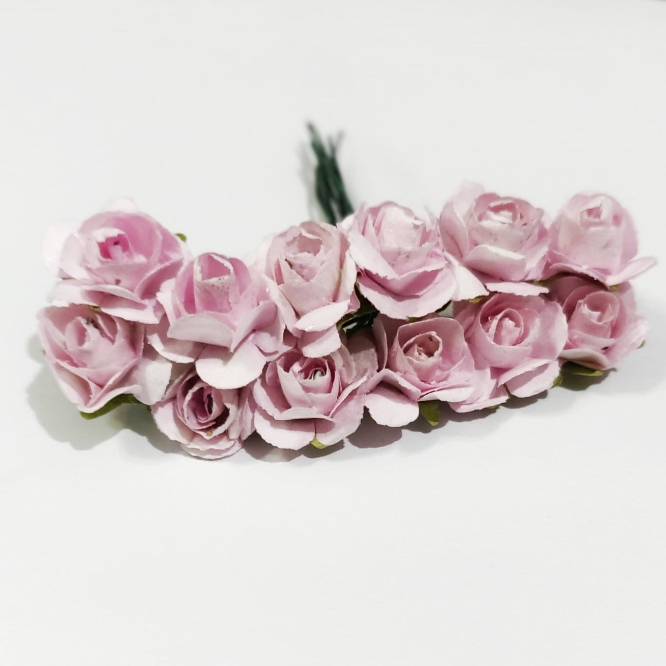 Mulberry Paper Roses - Baby Pink (Pack of 24 roses) CAMR394 baby pink paper flowers Mulberry Paper Roses - Baby Pink (Pack of 24 roses)