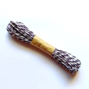 Double colored Paper Twine - Dark Purple