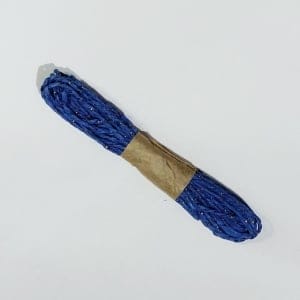 Golden double colored Paper Twine - Denim Blue (10 mts)