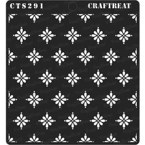 CrafTreat 6"x6" Stencil - Doting Daisies