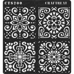 CrafTreat 6"x6" Stencil - Moroccan Tiles