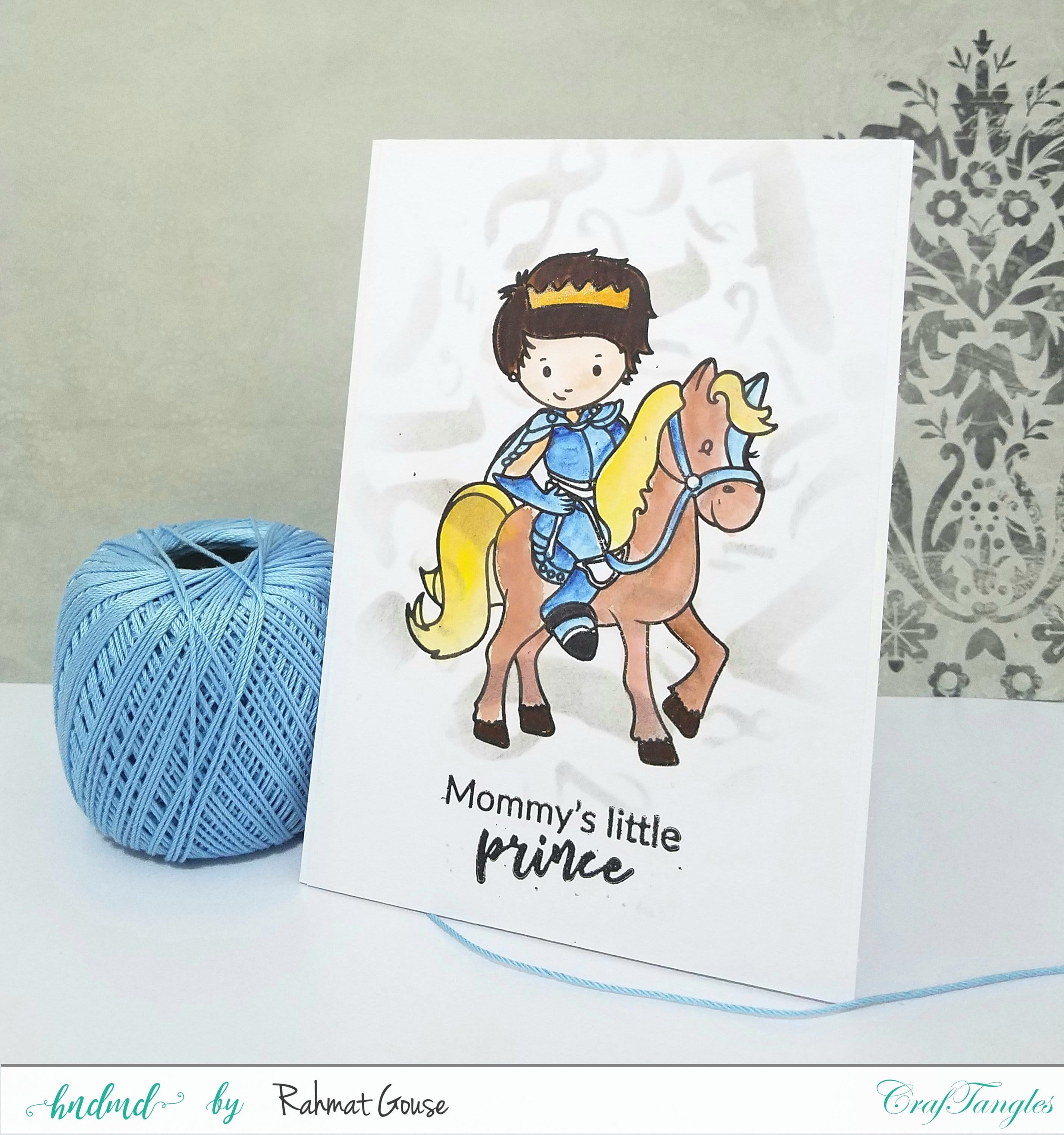 CrafTangles Photopolymer Stamps - Little Prince (4 by 4 stamp) Feb ct r2 Feb ct r2