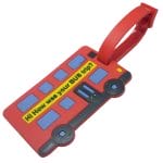 Silicone Luggage Tag - Hi how was your bus trip