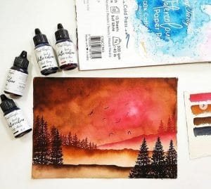 MistyPinesWatercolor