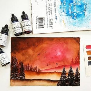 MistyPinesWatercolor