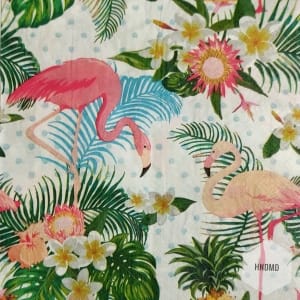A pack of 12 by 12 inch Decoupage Napkins(5 pcs) - Tropical Pattern
