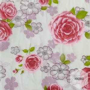 A pack of 12 by 12 inch Decoupage Napkins (5 pcs) - Floral Background