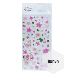 Epoxy Stickers - Pink flowers