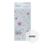 Epoxy Stickers - White and Pink Flowers