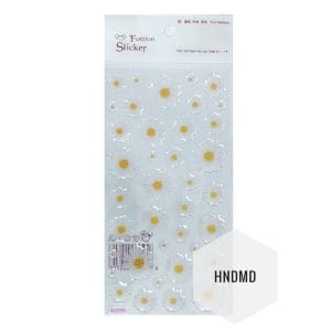 Epoxy Stickers - White Daisies