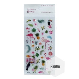 Epoxy Stickers - Flamingos