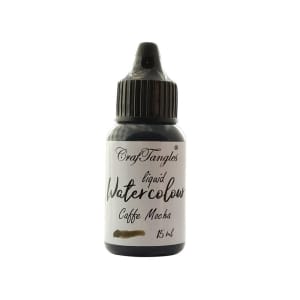 CrafTangles liquid watercolor (15 ml) - Caffe Mocha