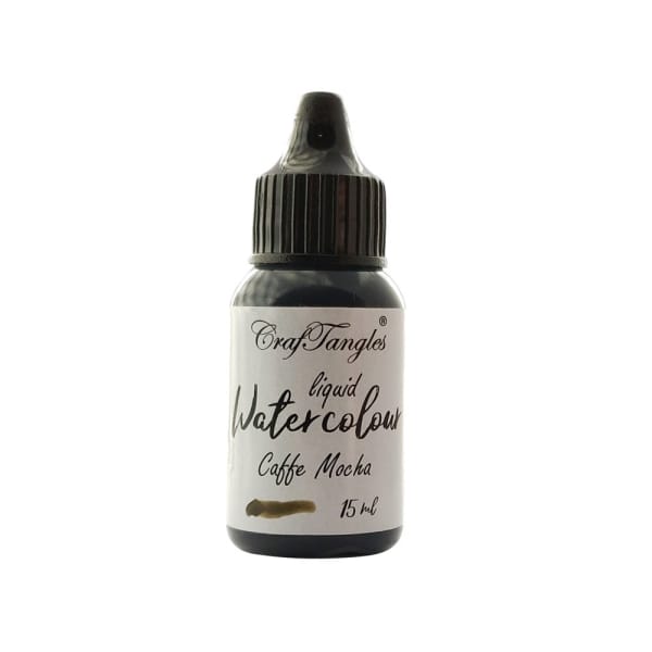 CrafTangles liquid watercolor (15 ml) - Caffe Mocha