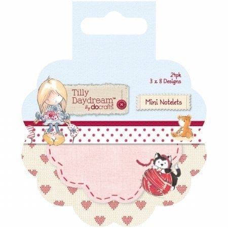 DoCrafts Tilly day dream - Mini notelets d0craft tilly day Dream mini notelets GOR 157101 DoCrafts Tilly day dream - Mini notelets