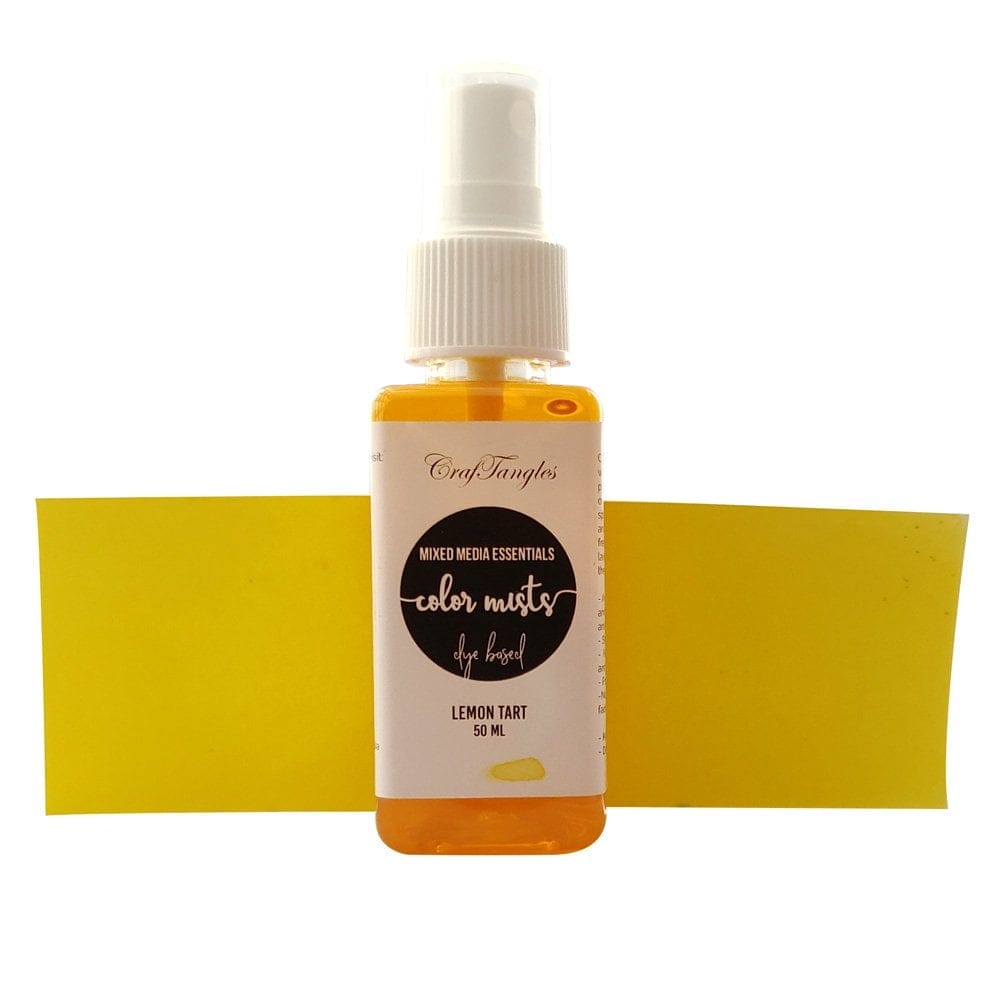 CrafTangles color mists Sprays - Lemon Tart (50 ml) lemon tart craftangles colour mist 2 lemon-tart-craftangles-colour-mist-2