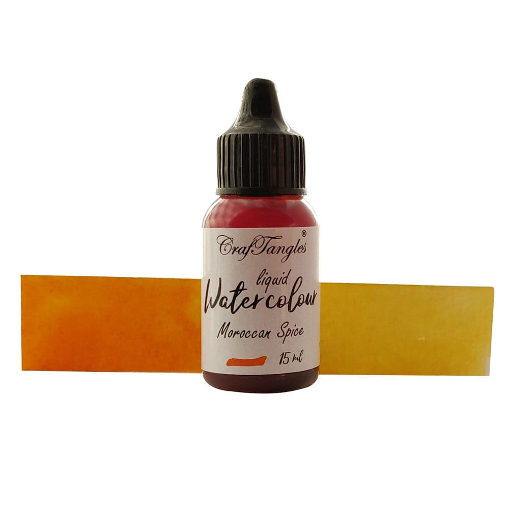 CrafTangles liquid watercolor (15 ml) - Moroccan spice moroccan spice craftangles liquid watercolour 2 moroccan-spice-craftangles-liquid-watercolour-2