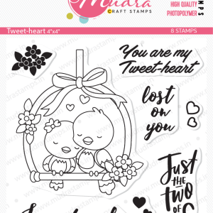 Mudra Craft Stamps - Tweet Heart