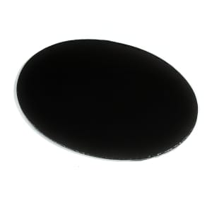 Stretched Black Canvas - 8" X 12" Oval