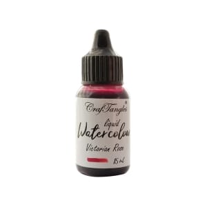 CrafTangles liquid watercolor (15 ml) - Victorian Rose