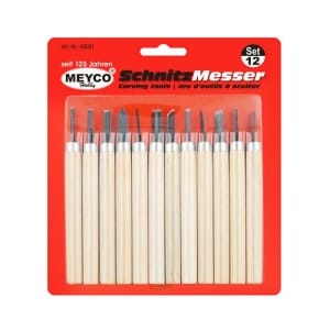 Wood Carving Set (12 pcs)