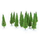 Miniatures - Green Pointed Tree (10 pcs) (CAMINI-109)