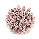 Mulberry Paper Mini roses - Light Pink (Pack of 25 roses)