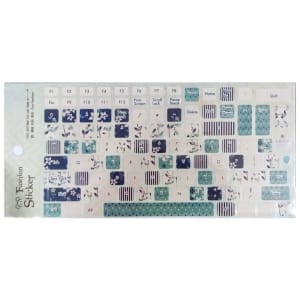 Keyboard Stickers - Pastel Flowers