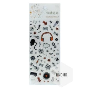 Epoxy Stickers - Music