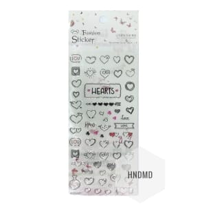 Epoxy Stickers - Hearts