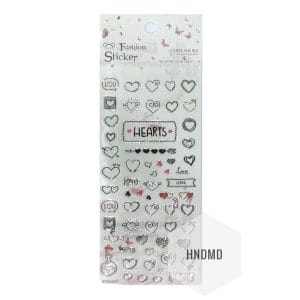 Epoxy Stickers - Hearts