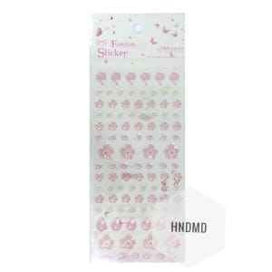 Epoxy Stickers - Pink Flowers