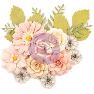 Prima Marketing Mulberry Paper Flowers - Everyday Beauty/Spring Farmhouse, 15/Pkg