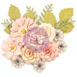 Prima Marketing Mulberry Paper Flowers - Everyday Beauty/Spring Farmhouse, 15/Pkg