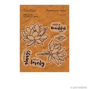CrafTangles Photopolymer Stamps - Hello Lovely