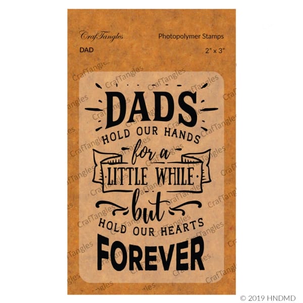 CrafTangles Photopolymer Stamps - Dad