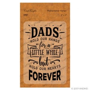 CrafTangles Photopolymer Stamps - Dad